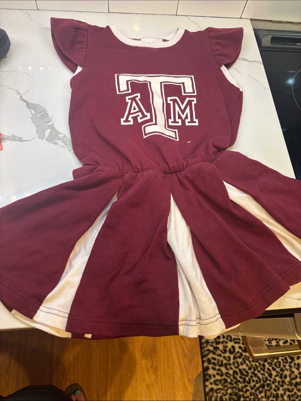 Texas A&M vintage cheerleader outfit girls size 6-8 (youth small)